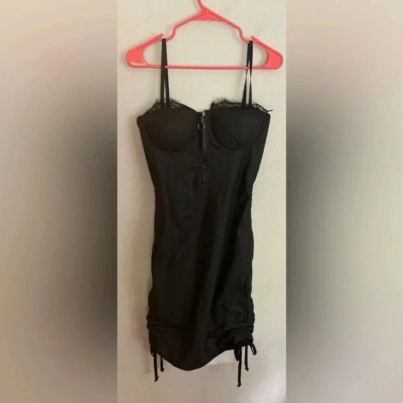 ChicMe Bodycon Black Dress Size Large - Picture 1 of 3